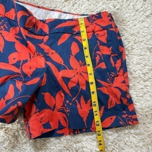 J.crew Womens floral chino Shorts size 6 - Picture 5 of 12